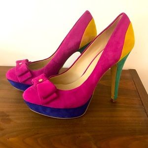 INC International Concepts Colorblock Pumps Size 7